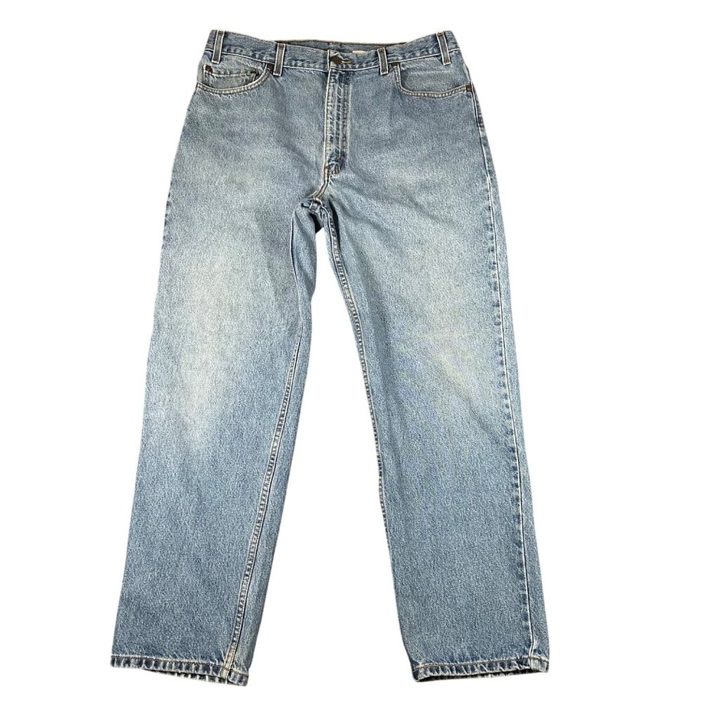 Vtg 1999 Levis 540 Mens 38x30 Light Wash Relaxed Fit Straight Leg‎ Blue Jeans